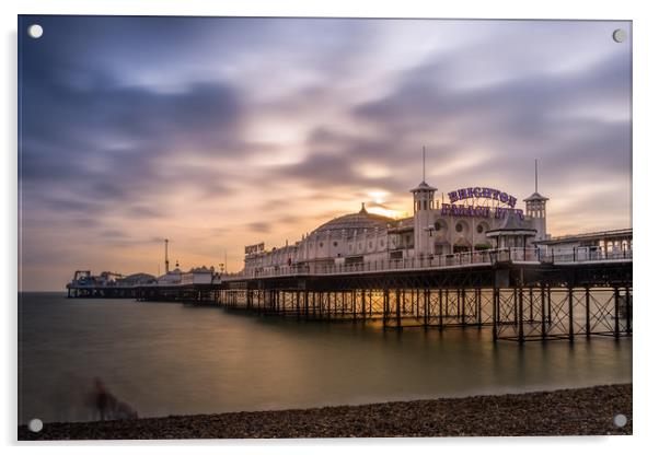Brighton Palace Pier Acrylic by Mark Jones