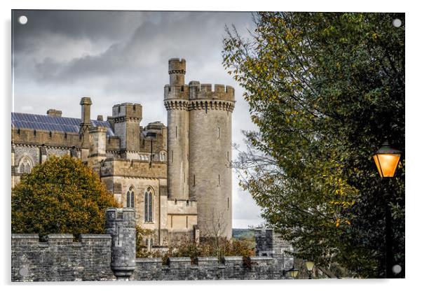 Arundel Castle Acrylic by Mark Jones