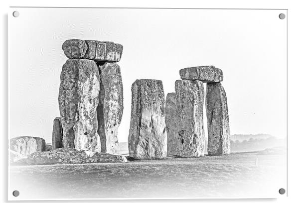 Stonehenge in England is a popular landmark Acrylic by Erik Lattwein