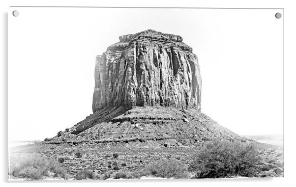 Famous Monument Valley in the desert of Utah Acrylic by Erik Lattwein