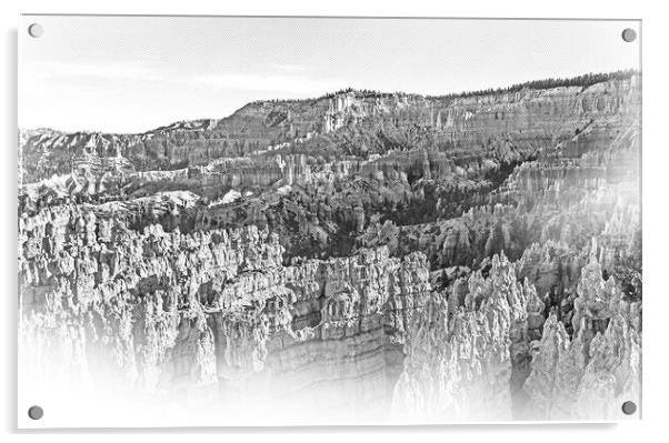 Wonderful Scenery at Bryce Canyon National Park in Utah Acrylic by Erik Lattwein