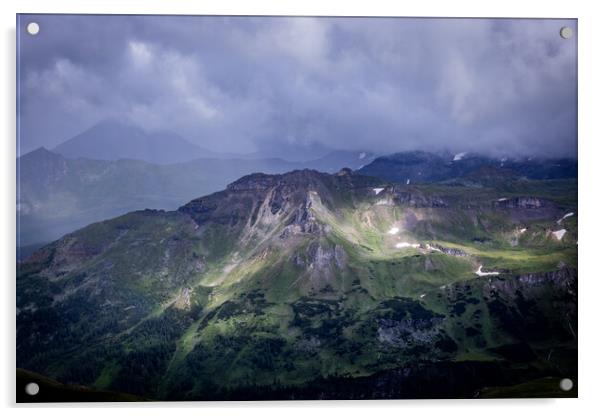 Grossglockner High Alpine Road in Austria Acrylic by Erik Lattwein