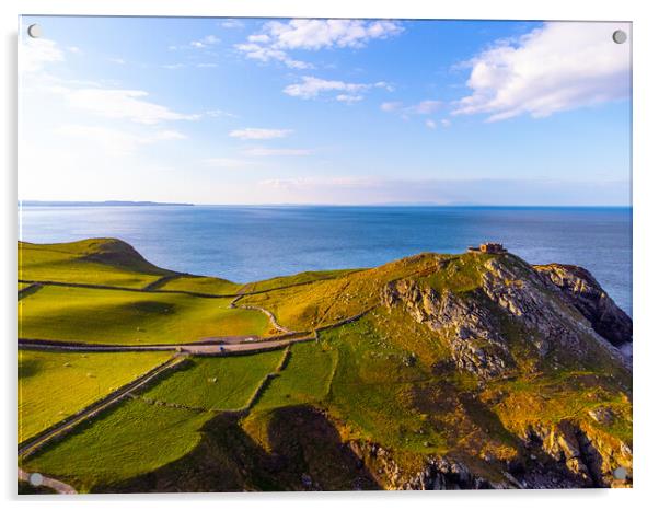 The beautiful Causeway Coast in Northern Ireland Acrylic by Erik Lattwein
