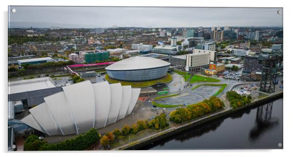 Scottish Event Campus in Glasgow Acrylic by Erik Lattwein