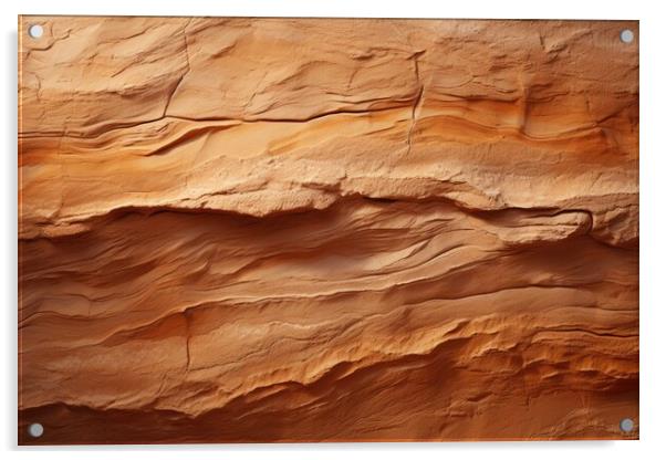 Sandstone plain texture background - stock photography Acrylic by Erik Lattwein