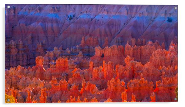 Wonderful Scenery at Bryce Canyon National Park in Acrylic by Erik Lattwein