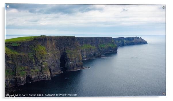 Cliffs of Moher tour, Ireland - 7 Acrylic by Jordi Carrio