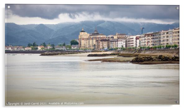 Low tide in Hondarribia, Euskadi - CR2106-5555-DES Acrylic by Jordi Carrio
