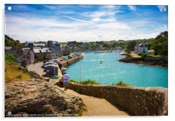 Majestic Landscape of Brittany - C1506-1565-GLA Acrylic by Jordi Carrio