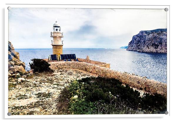 Lighthouse, Dragonera Island - CR2204-7149-WAT Acrylic by Jordi Carrio
