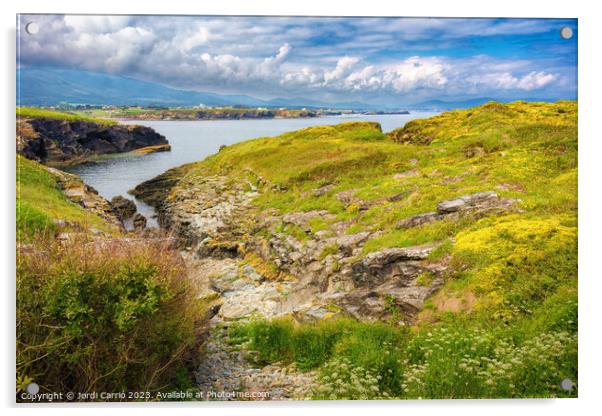 Majestic Coastal Beauty - C1705-0376-ORT Acrylic by Jordi Carrio