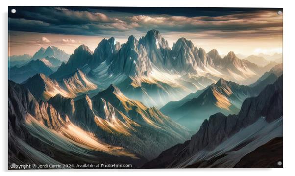 Alpine Splendor - GIA2401-0142 - REA Acrylic by Jordi Carrio