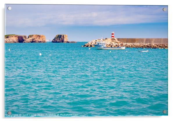 Sagres fishing port, Algarve, Portugal Acrylic by Jordi Carrio