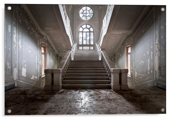 Concrete Staircase Acrylic by Roman Robroek