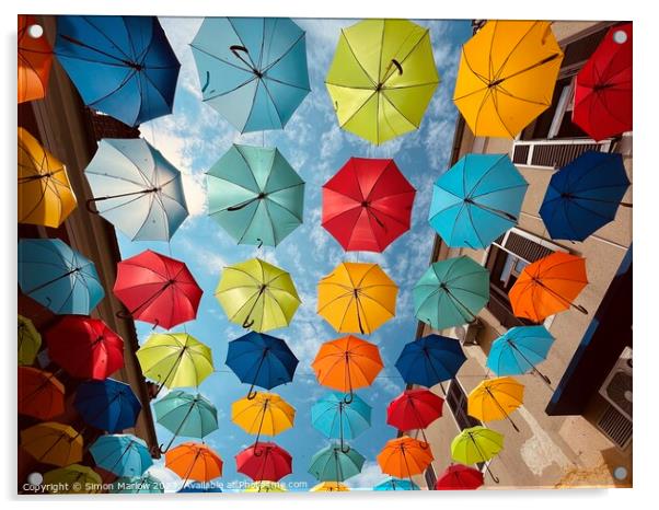 Rainbow Canopy Acrylic by Simon Marlow
