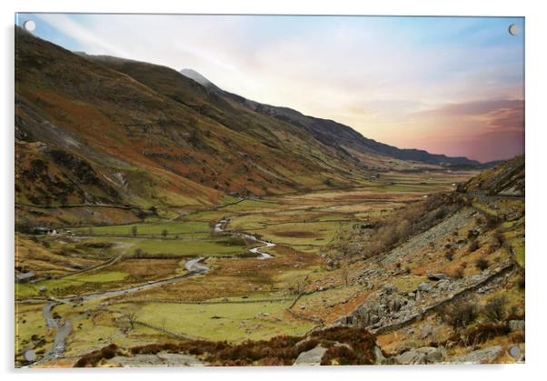 Beautiful Snowdonia Landscape Acrylic by Simon Marlow