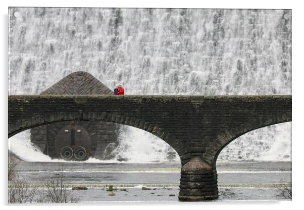 Elan Valley Dam Acrylic by Simon Marlow