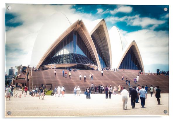 Sydney Opera House Acrylic by federico stevanin