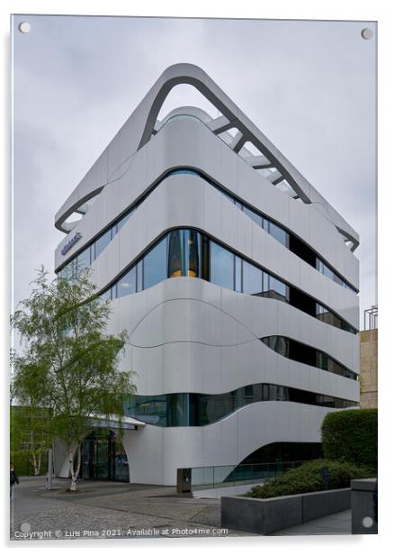 Ottobock Science Center Building exterior in Berlin Acrylic by Luis Pina