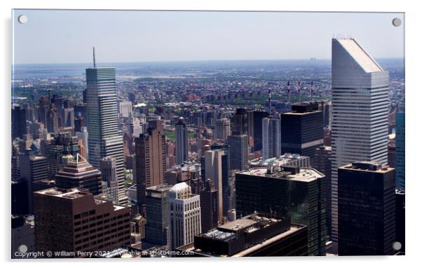 Citi Building Skyscraper New York City Acrylic by William Perry