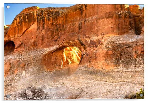 Tunnel Arch Devils Garden Arches National Park Moab Utah  Acrylic by William Perry
