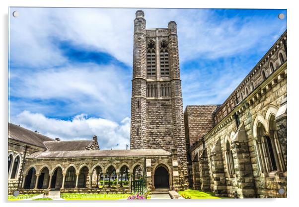 St Andrew Episcopal Cathedral Church Honolulu Hawaii Acrylic by William Perry