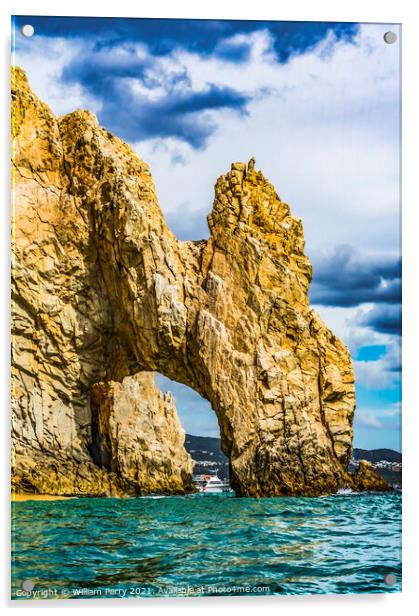 The Arch Cabo San Lucas Mexico Acrylic by William Perry