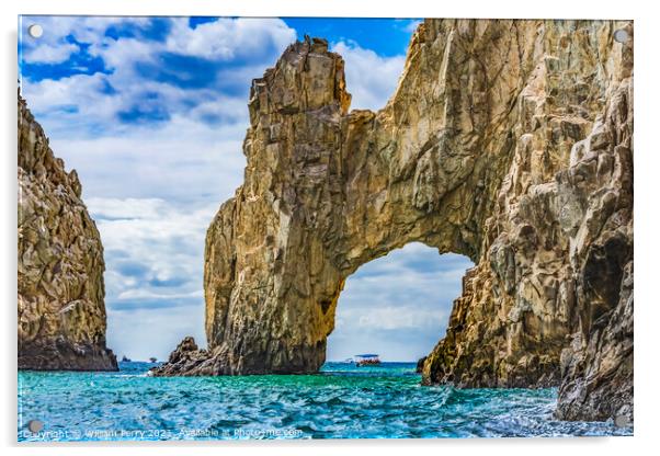 Arch of Cabo San Lucas Acrylic by William Perry