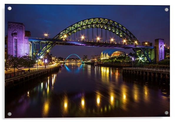 Newcastle Acrylic by Wayne Molyneux