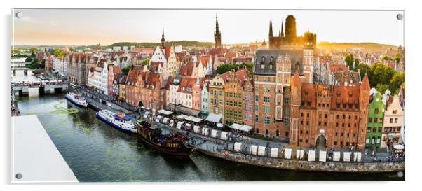 Gdansk, North Poland - August 13, 2020: Wide angle Acrylic by Arpan Bhatia