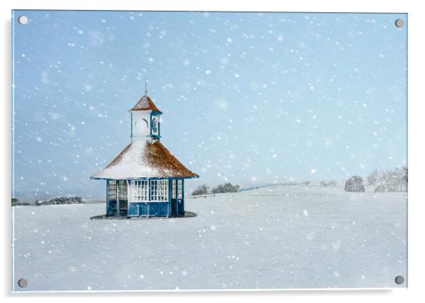 Let it snow  Acrylic by Paula Tracy