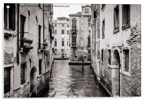 Traditional Venice Acrylic by Roger Aubrey