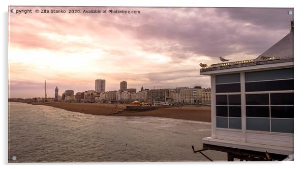 Brighton Acrylic by Zita Stanko