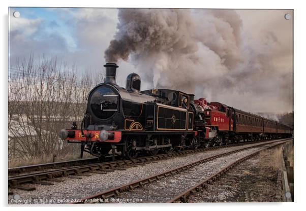 The Keighley worth valley Mince Pie special Acrylic by Richard Perks