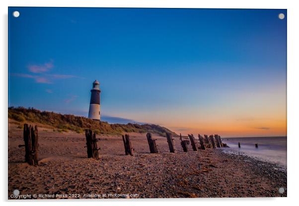 Spurn point daybreak Acrylic by Richard Perks