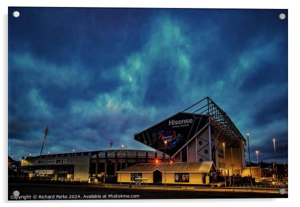 Leeds United Football Stadium - Elland Road Acrylic by Richard Perks