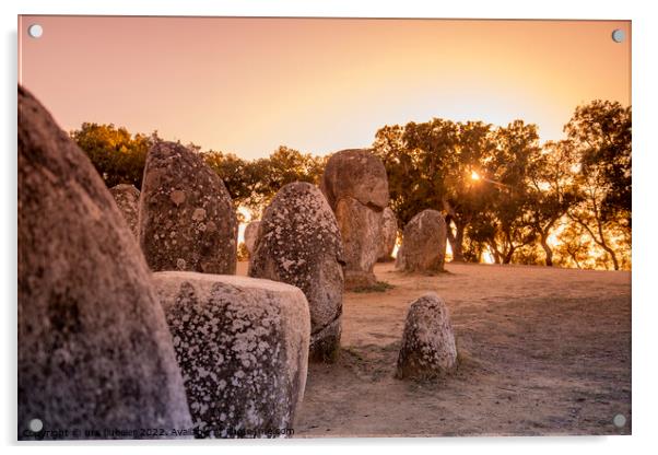 PORTUGAL ALENTEJO EVORA CROMLECH Acrylic by urs flueeler