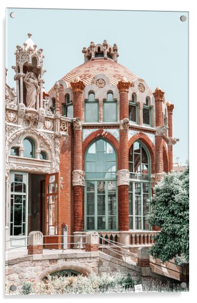 Barcelona Architecture Print, Sant Pau Hospital Acrylic by Radu Bercan