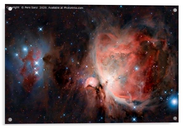 The Great Orion Nebula Acrylic by Pere Sanz