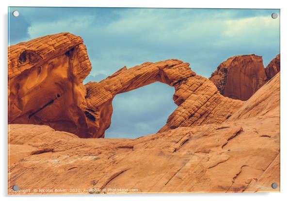 Valley of Fire State Park Acrylic by Nicolas Boivin