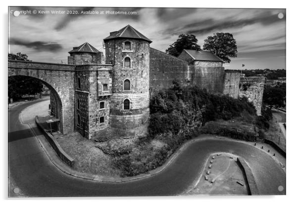Namur Citadel Acrylic by Kevin Winter