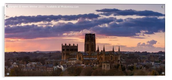 Durham Cathedral Panoramic Acrylic by Kevin Winter