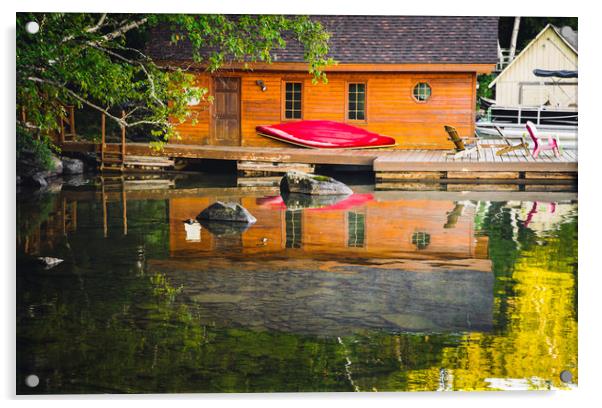 Lakeside Reflections Acrylic by Blok Photo 