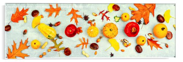 Autumn food, autumn still life Acrylic by Mykola Lunov Mykola