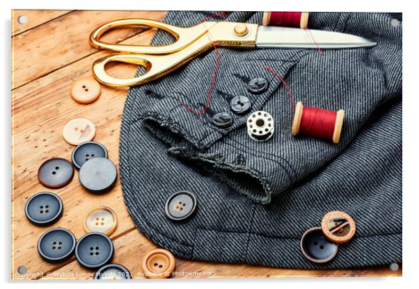 Fabrics and sewing accessories Acrylic by Mykola Lunov Mykola