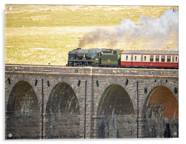 Braunton on the Ribblesdale Viaduct Acrylic by chris hyde
