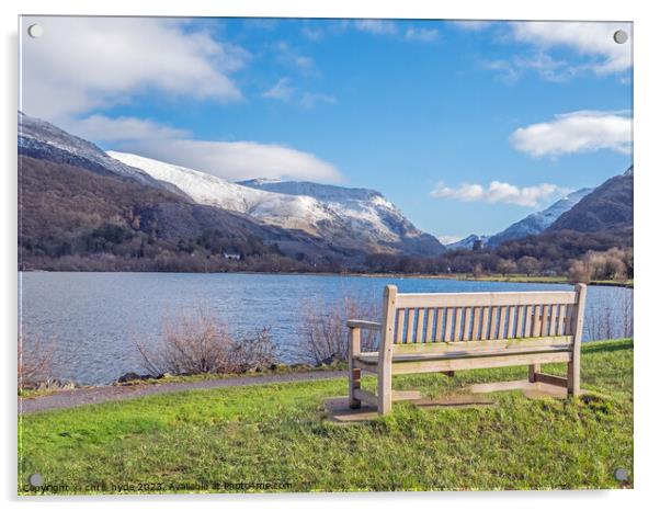 Llyn Padarn Llanberis Acrylic by chris hyde