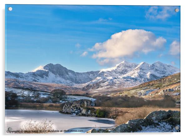 Mount Snowdon Acrylic by chris hyde