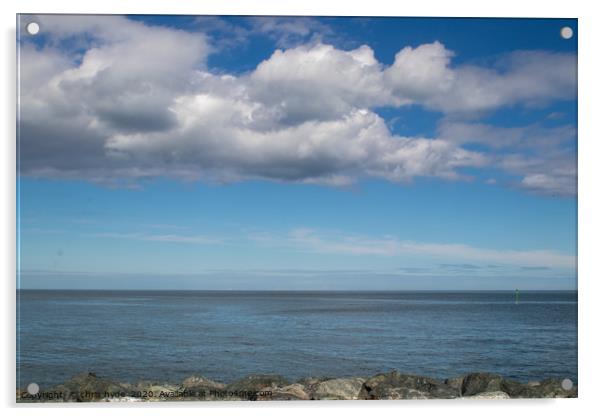 Irish Sea Cloudscape Acrylic by chris hyde