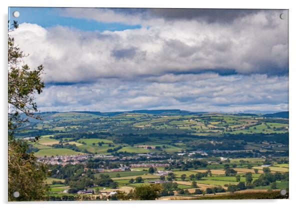 Clwydian Hills Denbighshire Acrylic by chris hyde